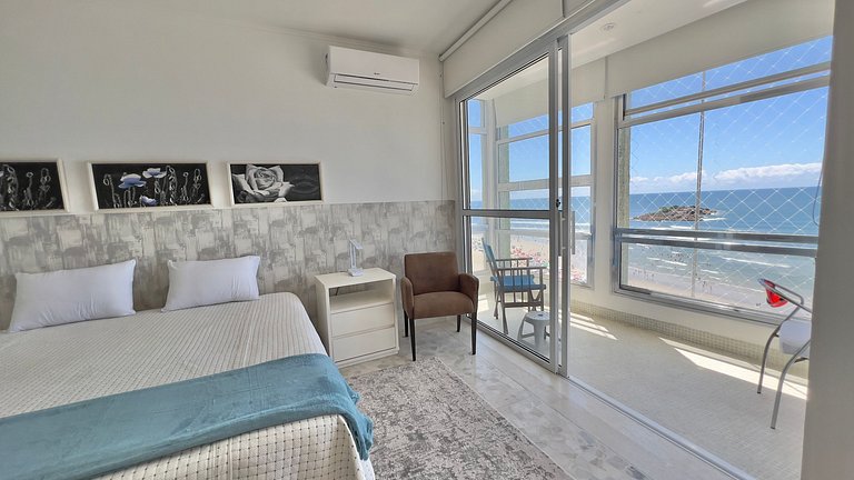 Apê de Luxo Vista Mar c/5 Quartos - Wi-Fi e 1 Vaga