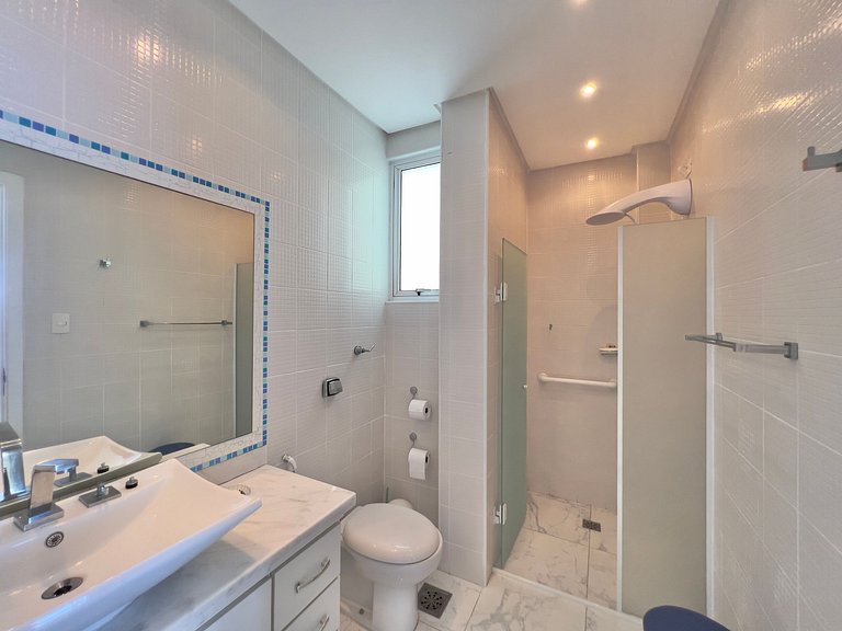 Apê de Luxo Vista Mar c/5 Quartos - Wi-Fi e 1 Vaga