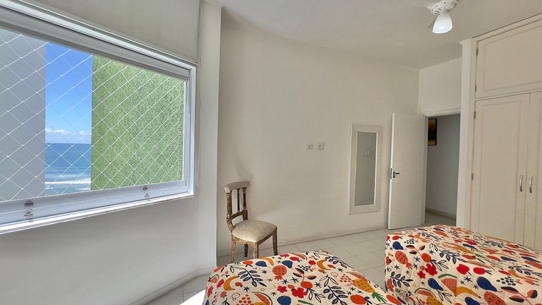 Apê de Luxo Vista Mar c/5 Quartos - Wi-Fi e 1 Vaga