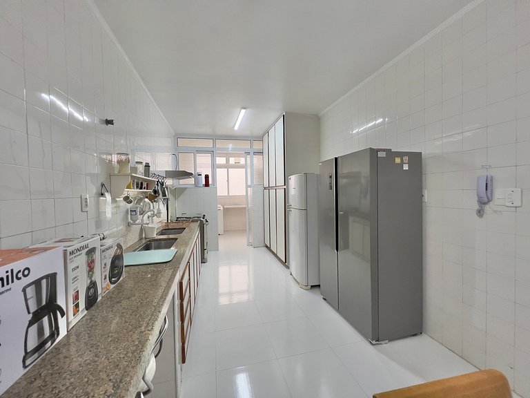 Apê de Luxo Vista Mar c/5 Quartos - Wi-Fi e 1 Vaga