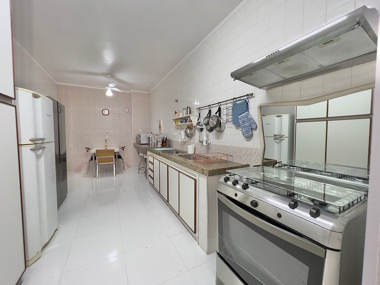 Apê de Luxo Vista Mar c/5 Quartos - Wi-Fi e 1 Vaga