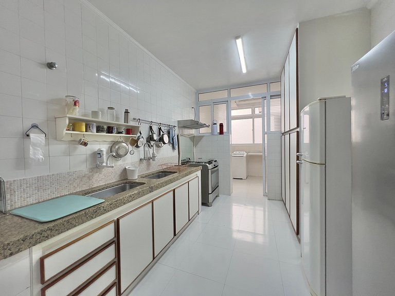 Apê de Luxo Vista Mar c/5 Quartos - Wi-Fi e 1 Vaga