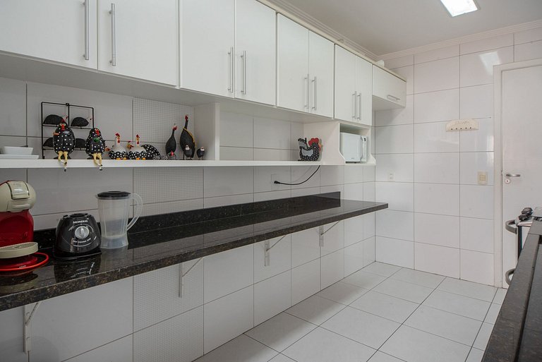 Lindo Apto com Varanda Gourmet Vista Mar - 2 Vagas