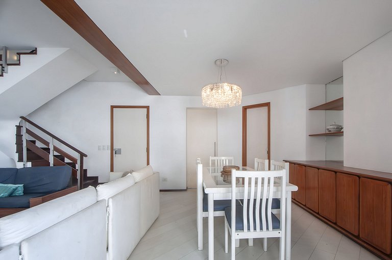 Lindo Duplex pé na areia - 3 Suítes e 2 Vagas