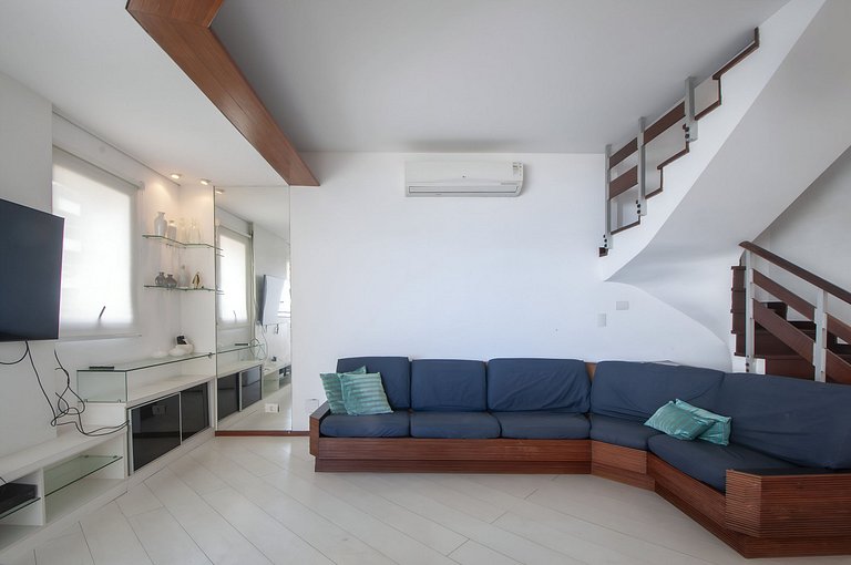 Lindo Duplex pé na areia - 3 Suítes e 2 Vagas