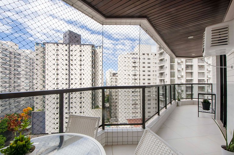 Lindo apto -Varanda com Churrasqueira e 2 vagas
