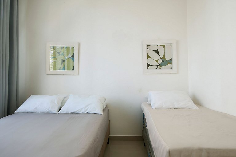 Apartamento Vista Mar nas Pitangueiras com 1 Vaga