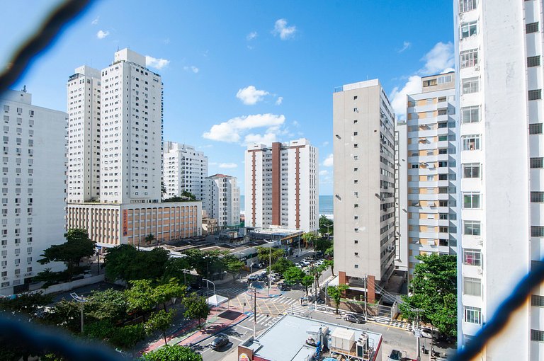 Apartamento Vista Mar nas Pitangueiras com 1 Vaga