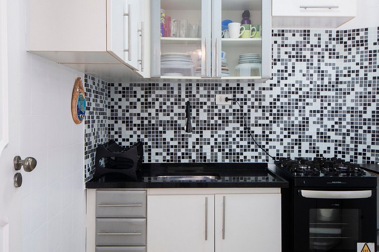 Apartamento Vista Mar nas Pitangueiras com 1 Vaga