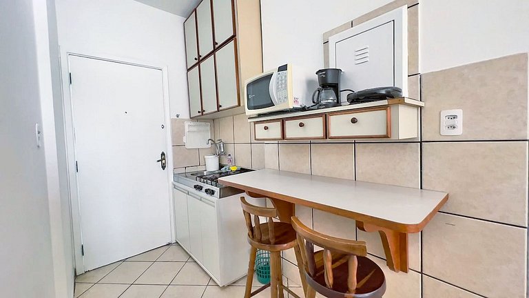 Flat Confort para Família c/Piscina e Sauna-1 Vaga