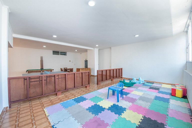 Flat Confort para Família c/Piscina e Sauna-1 Vaga