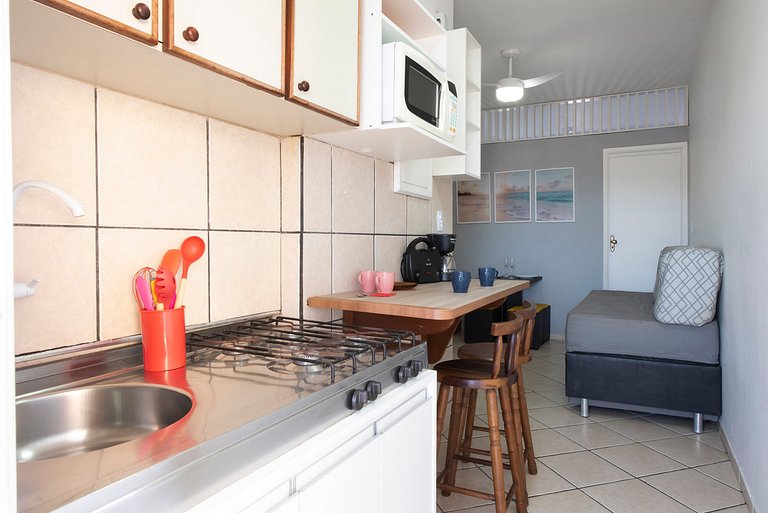 Flat Confort para Família c/Piscina e Sauna-1 Vaga