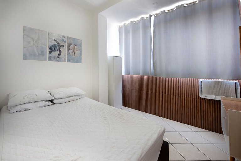 Flat Confort para Família c/Piscina e Sauna-1 Vaga