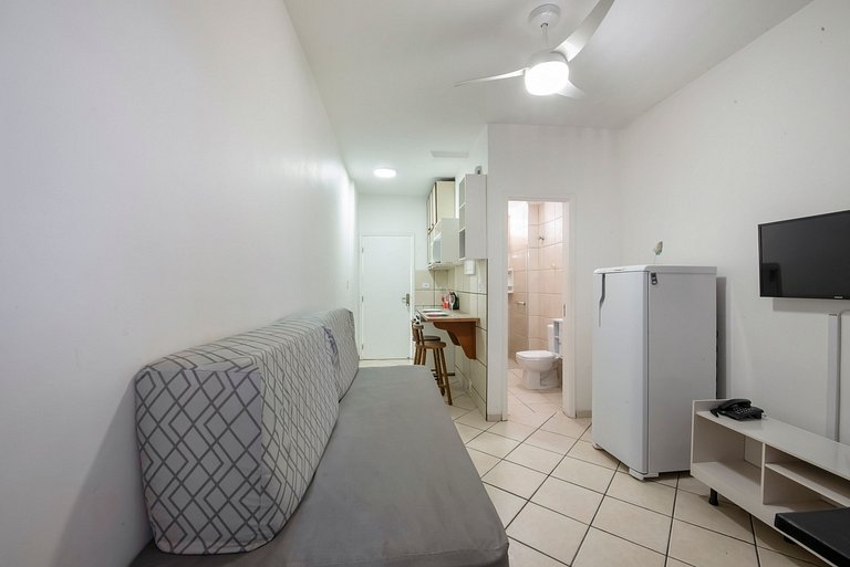 Flat Confort para Família c/Piscina e Sauna-1 Vaga