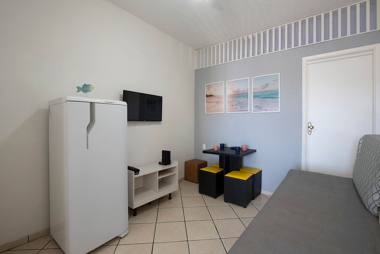 Flat Confort para Família c/Piscina e Sauna-1 Vaga