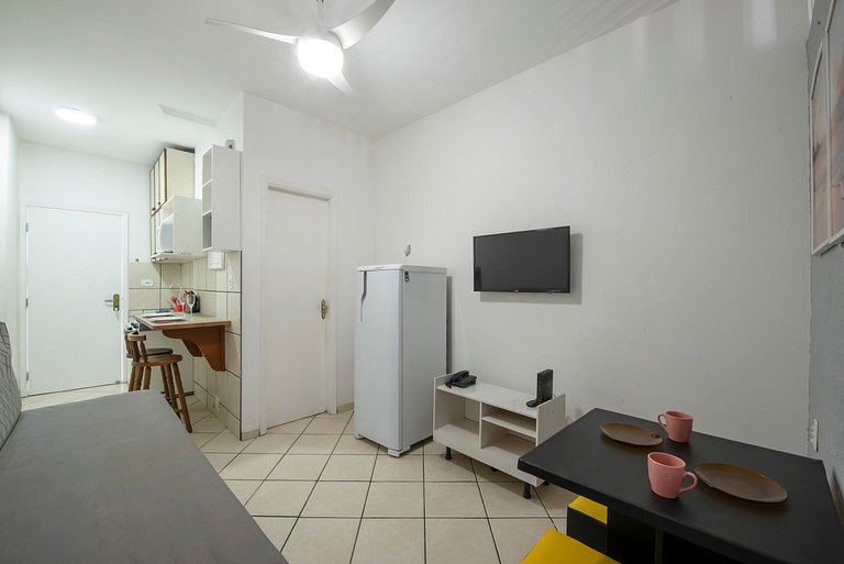 Flat Confort para Família c/Piscina e Sauna-1 Vaga
