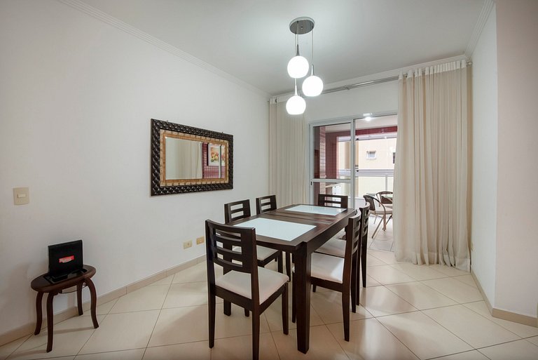 Lindo Apto com Varanda Gourmet Vista Mar - 2 Vagas