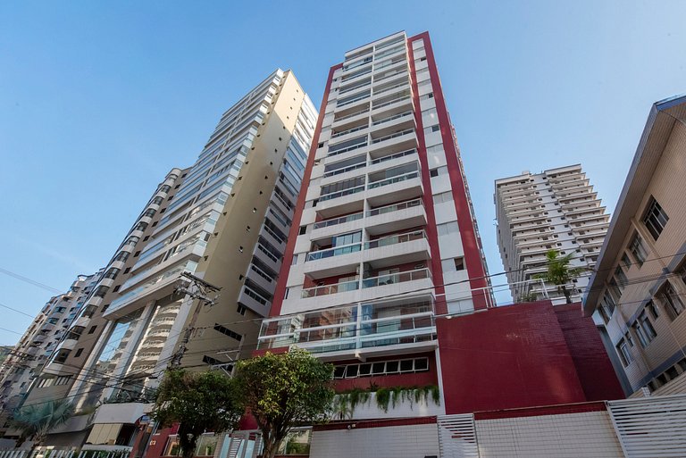Lindo Apto com Varanda Gourmet Vista Mar - 2 Vagas