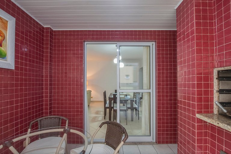 Lindo Apto com Varanda Gourmet Vista Mar - 2 Vagas